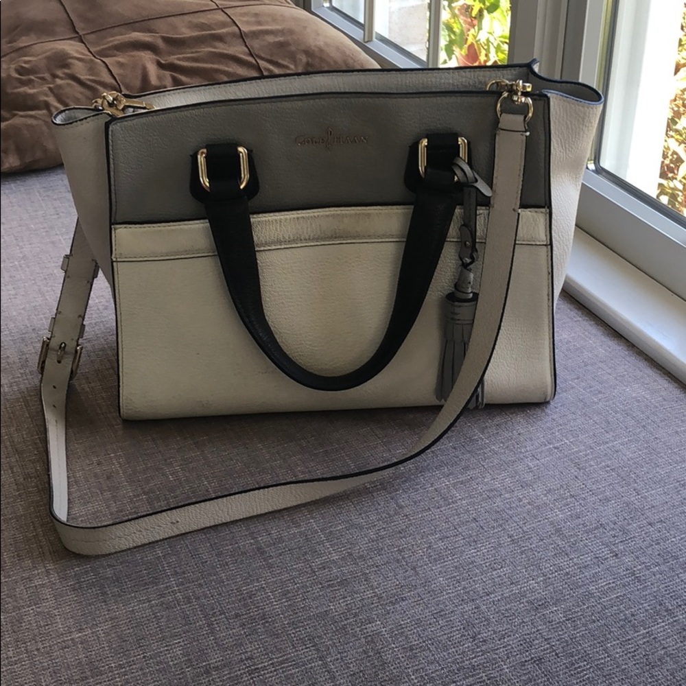 cole haan tricolor purse